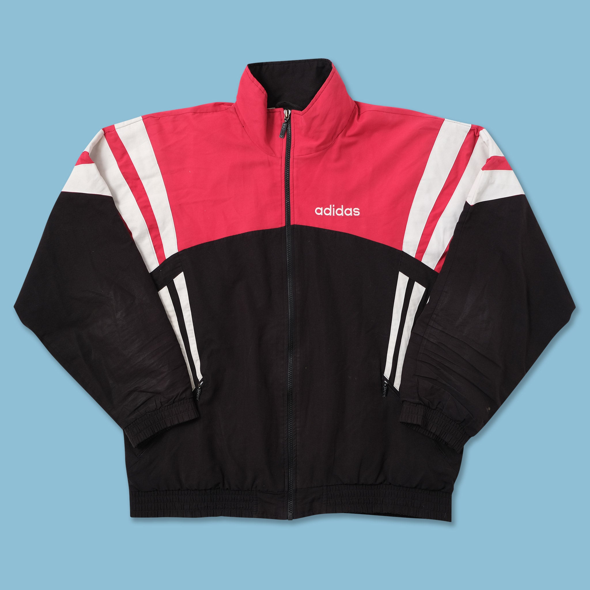 00s adidas track jacket red×black size L Adidas track jacket red/black - Gem