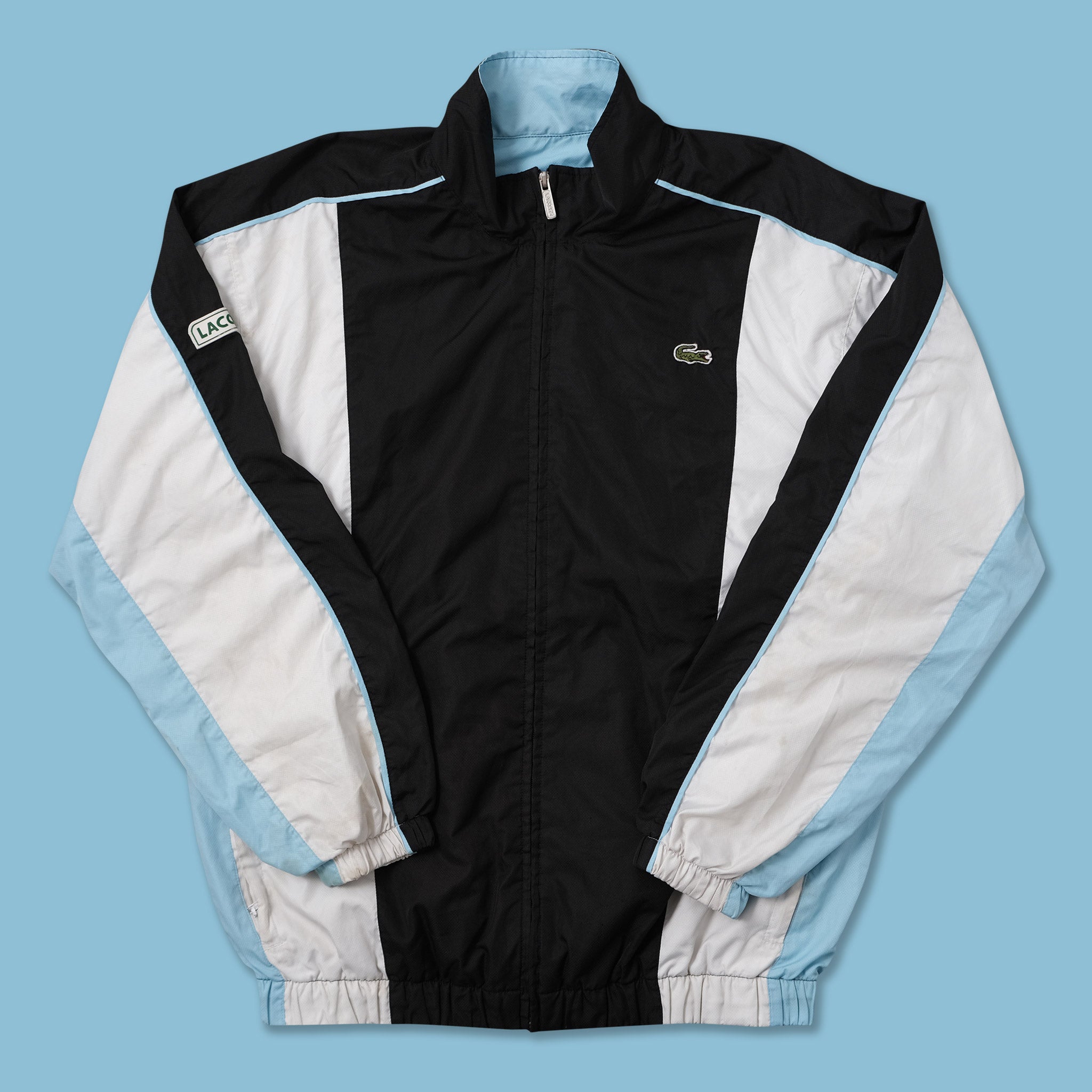 Vintage Lacoste Sport Track Jacket XLarge Double Double Vintage
