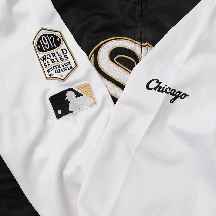 Vintage White Sox Track Jacket XLarge 
