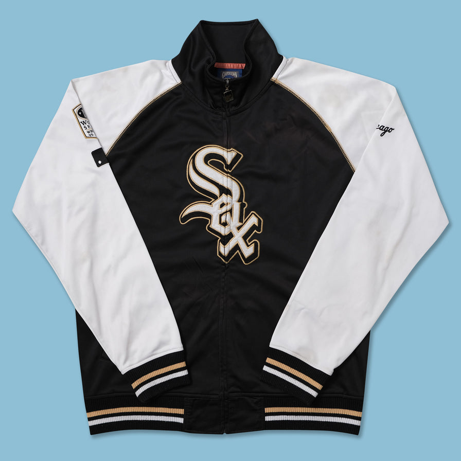 Vintage White Sox Track Jacket XLarge 