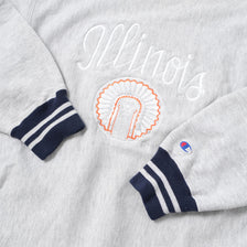 Vintage Champion Illinois Sweater XLarge 