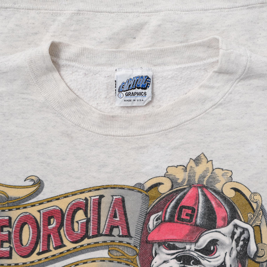 Vintage Georgia Bulldogs Sweater Large 