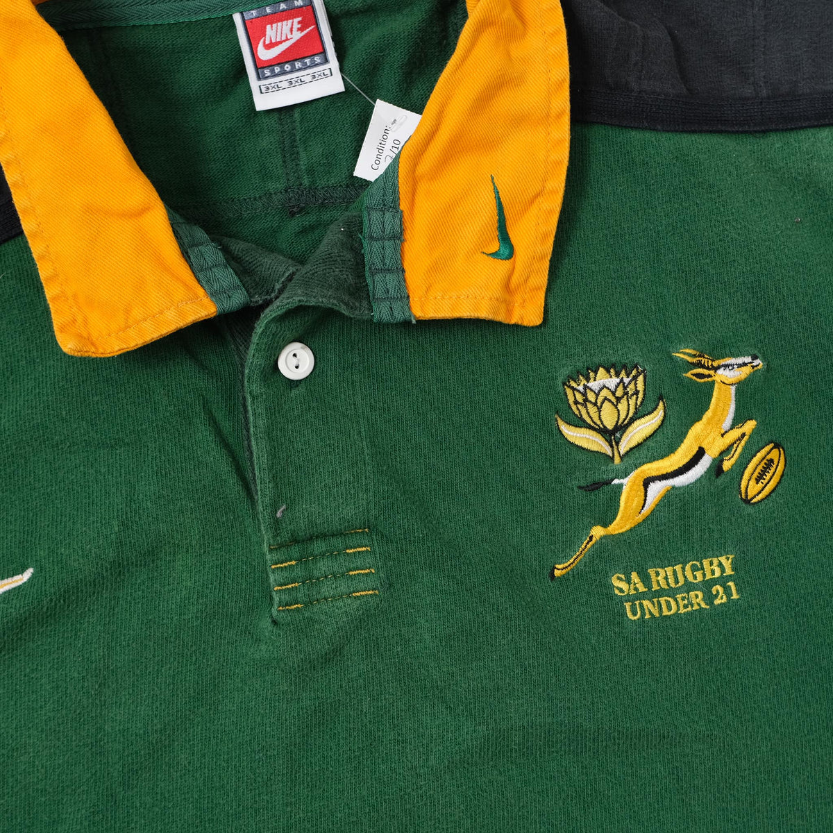 Vintage Nike Rugby Polo 3XLarge Double Double Vintage