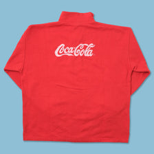 Vintage Coca Cola Q-Zip Sweater XLarge 