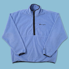 Vintage Champion Half Zip Fleece Large 