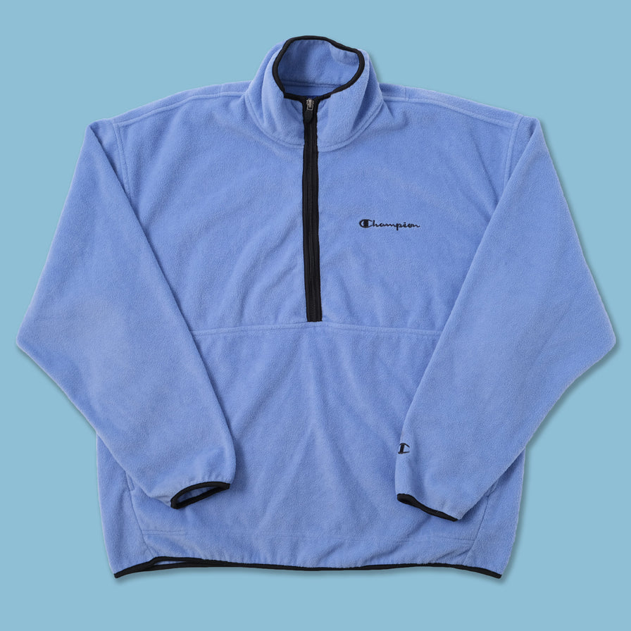 Vintage Champion Half Zip Fleece Large 