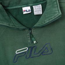 Vintage Fila Q-Zip Sweater Medium 