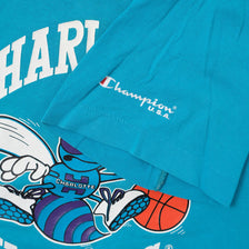 Vintage Champion Charlotte Hornets T-Shirt XSmall 