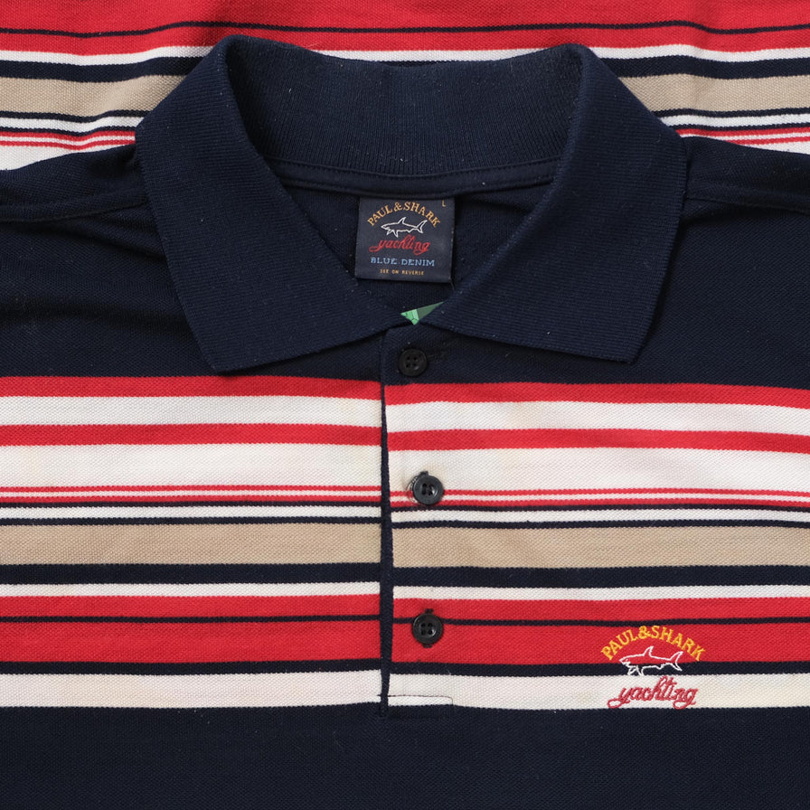 Vintage Paul & Shark Polo Large 