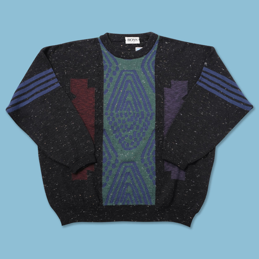 Vintage Hugo Boss Knit Sweater XLarge 