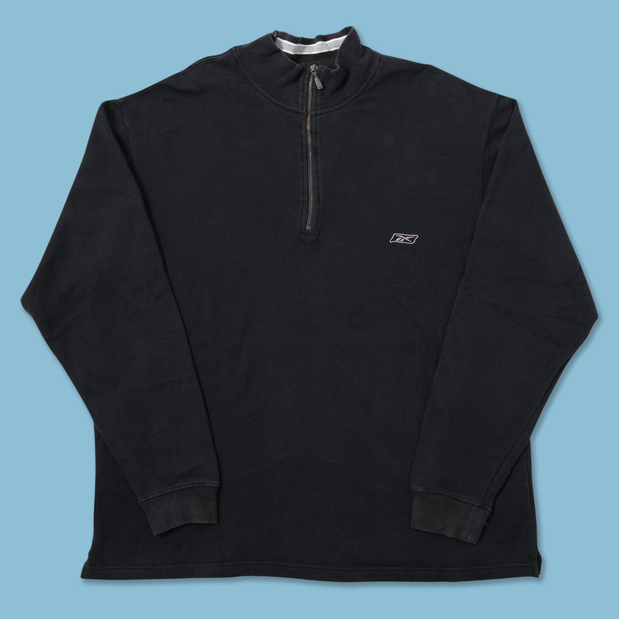 Vintage Reebok Q-Zip Sweater XLarge 