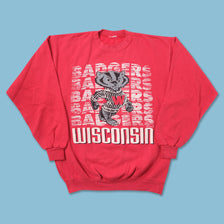 Vintage Wisconsin Badgers Sweater Large 