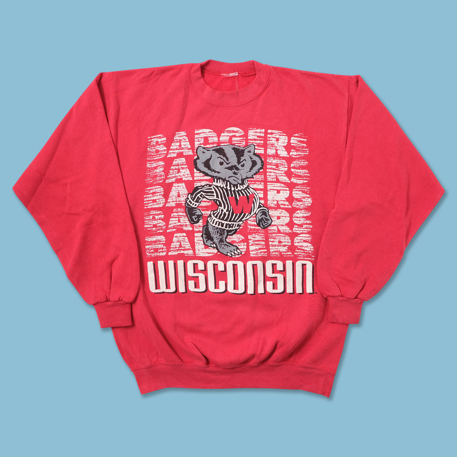 Vintage Wisconsin Badgers Sweater Large 
