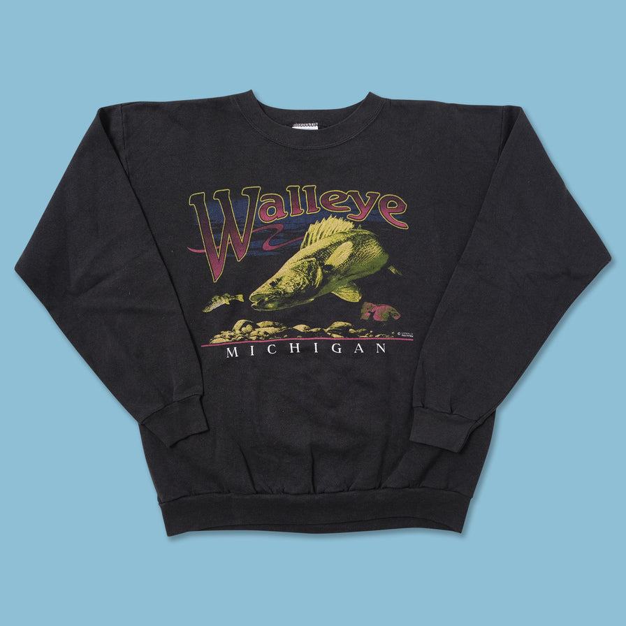 Vintage Walleye Sweater Medium 