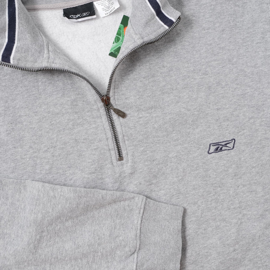 Vintage Reebok Q-Zip Sweater XLarge 