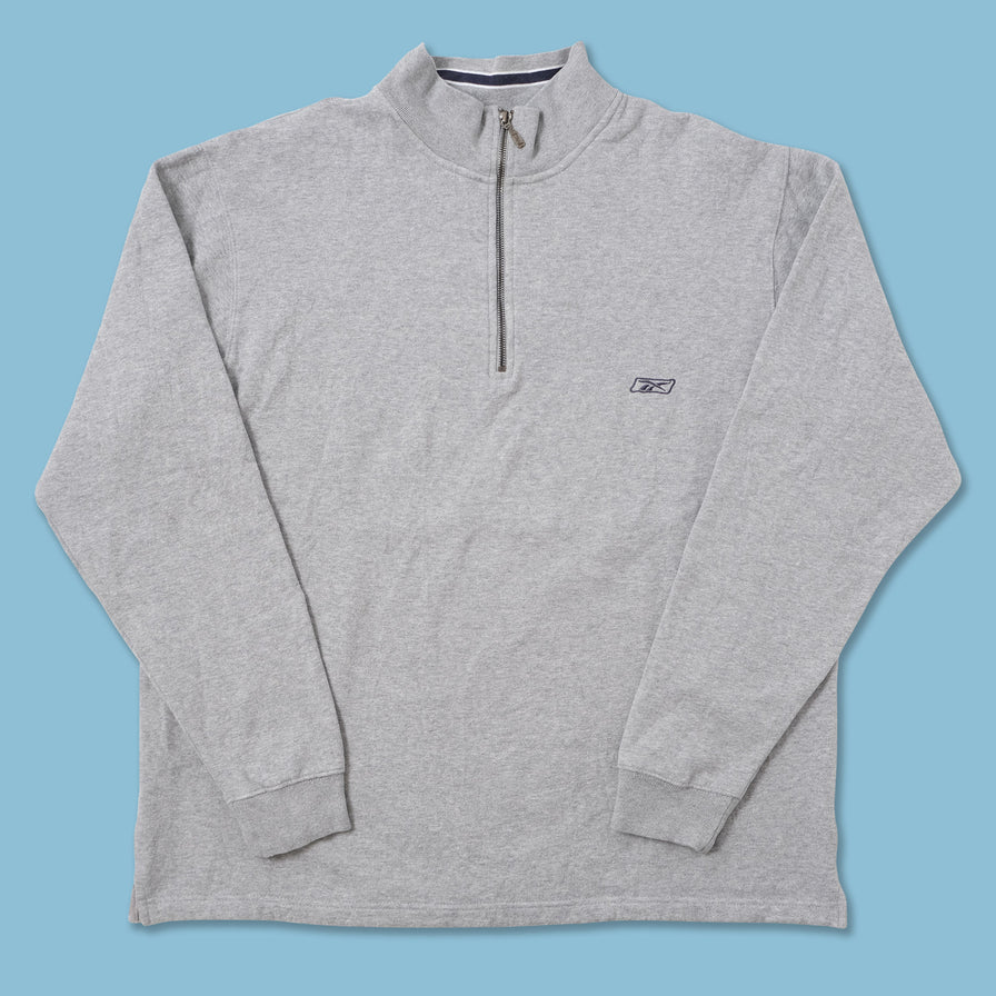 Vintage Reebok Q-Zip Sweater XLarge 