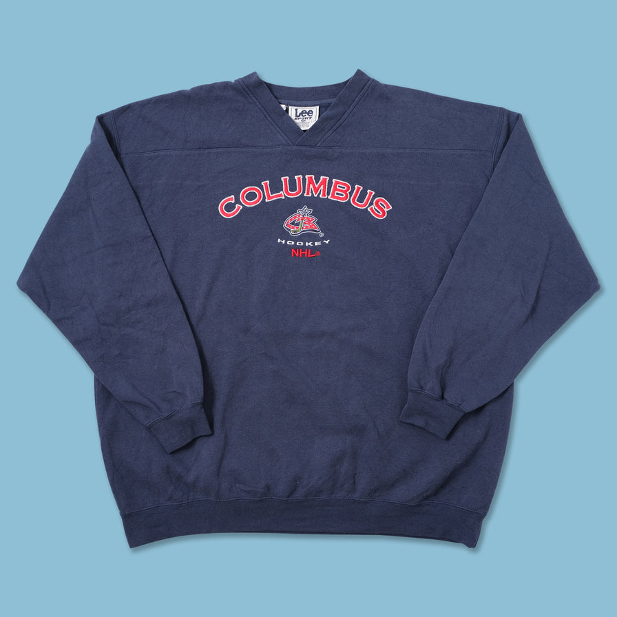Vintage Columbus Blue Jackets Sweater XXL 