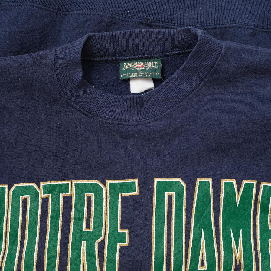 Vintage Notre Dame Sweater Medium 