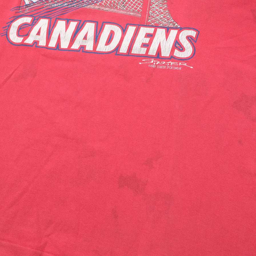 Vintage Starter Montreal Canadiens T-Shirt XLarge 