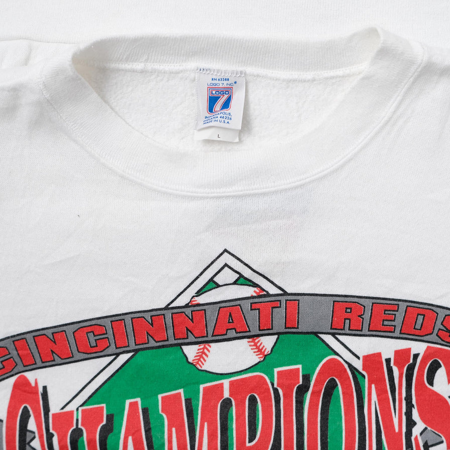 Vintage 1990 Cincinnati Reds Sweater Medium 
