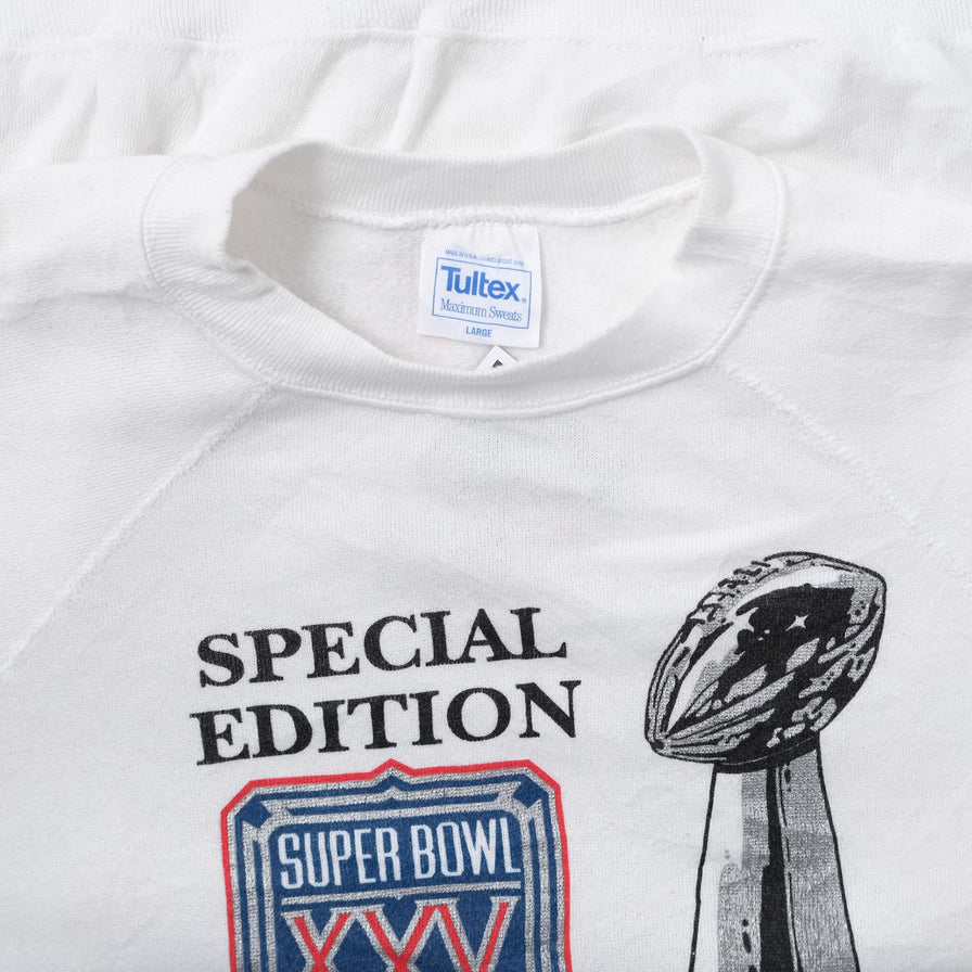 Vintage 1991 Super Bowl Sweater Medium 