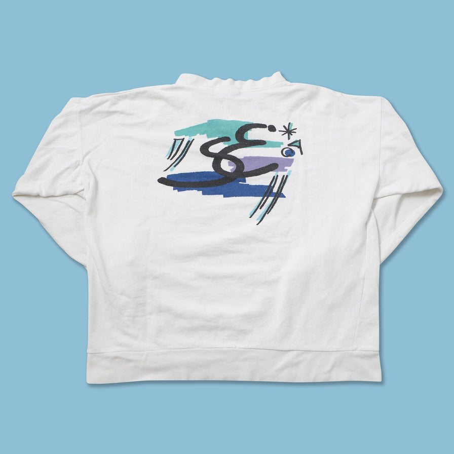 Vintage adidas V-Neck Sweater Large 