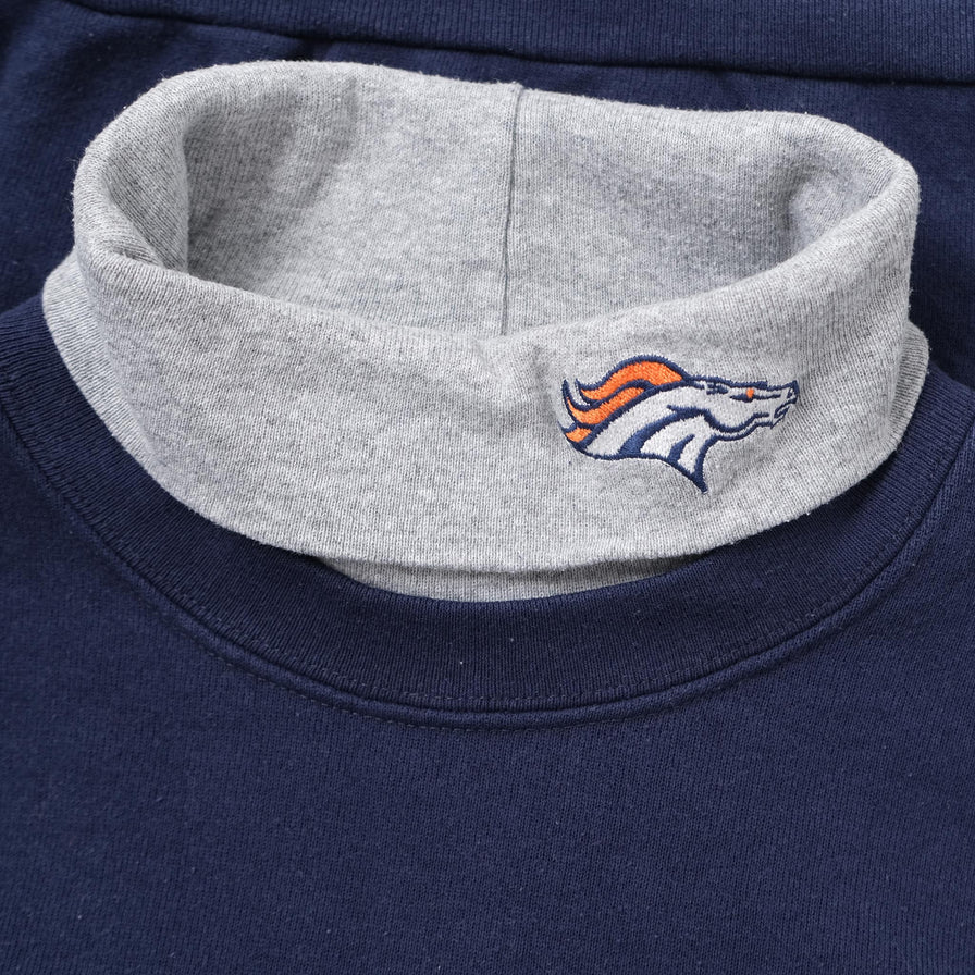 Vintage Denver Broncos Turtleneck Sweater Medium 
