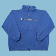 Vintage Champion Q-Zip Sweater XLarge 