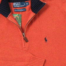 Vintage Polo Ralph Lauren Q-Zip Sweater Medium 