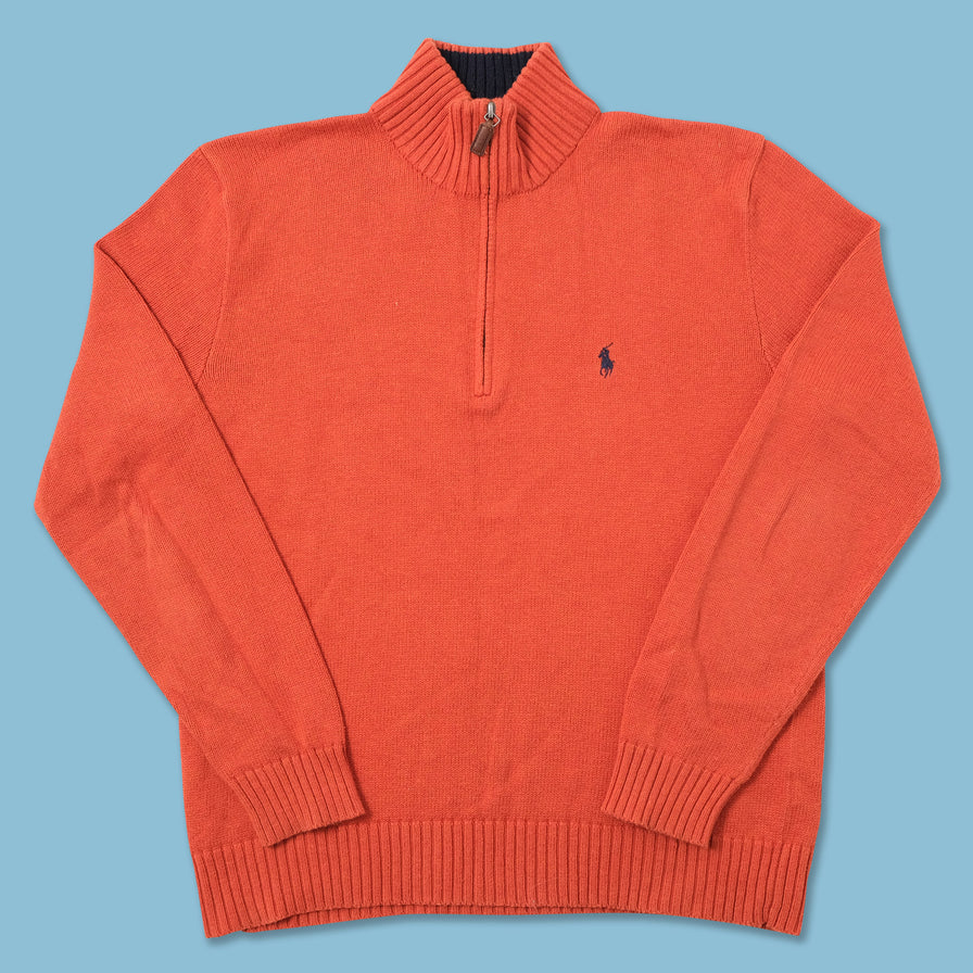 Vintage Polo Ralph Lauren Q-Zip Sweater Medium 