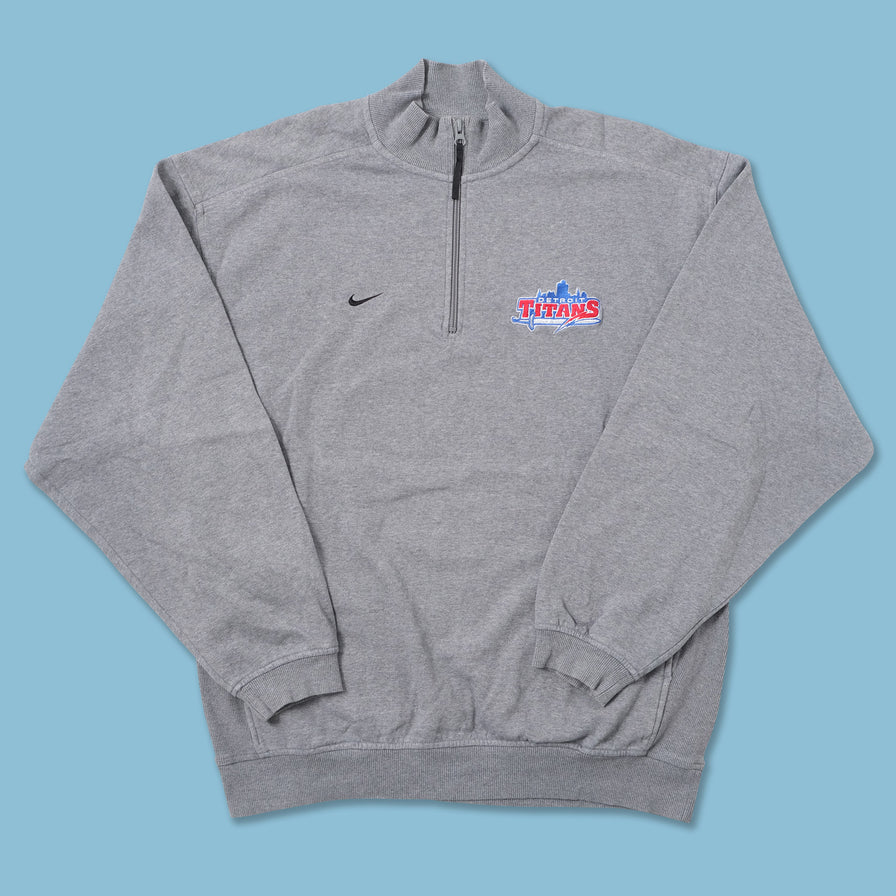 Nike Detroit Titans Q-Zip Sweater Large 