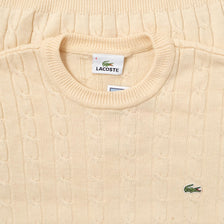 Vintage Lacoste Knit Sweater Medium 