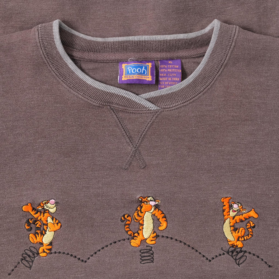 Vintage Women's Tigger Sweater XLarge 