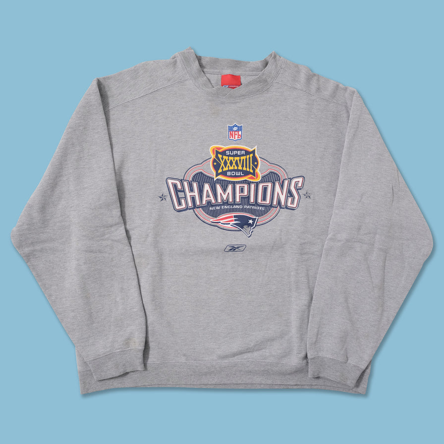 2004 Reebok New England Patriots Sweater XLarge 