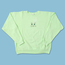 Vintage Cats Sweater Large 