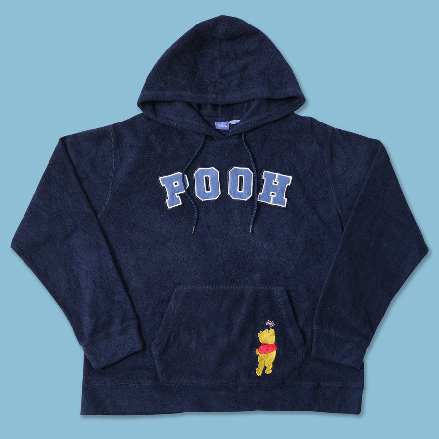 Vintage Pooh Fleece Hoody Medium 