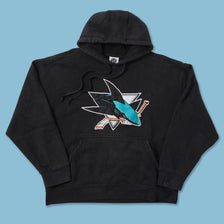 Vintage Women's San Jose Sharks Hoody Medium 