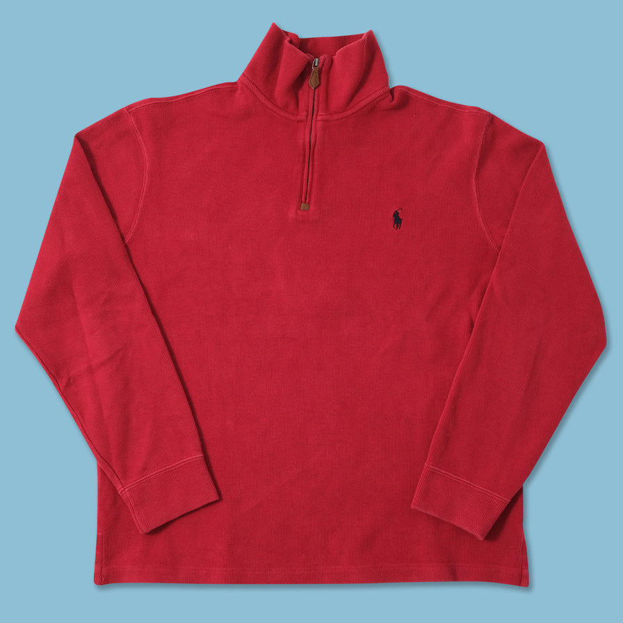 Vintage Polo Ralph Lauren Q-Zip Sweater Medium 