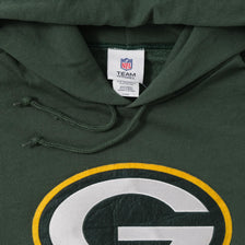 Vintage Green Bay Packers Hoody Large 
