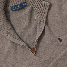 Polo Ralph Lauren Q-Zip Knit Sweater Medium 