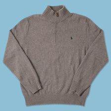 Polo Ralph Lauren Q-Zip Knit Sweater Medium 