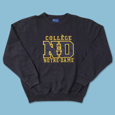 Vintage Notre Dame Sweater Medium 