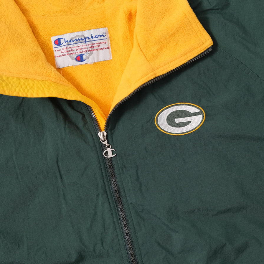 Vintage Champion Green Bay Packers Padded Jacket XLarge 