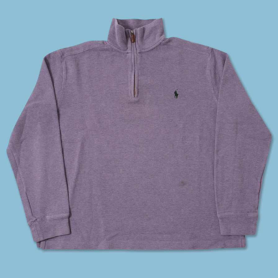Vintage Polo Ralph Lauren Q-Zip Sweater Large 