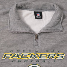 Vintage Green Bay Packers Q-Zip Sweater Large 