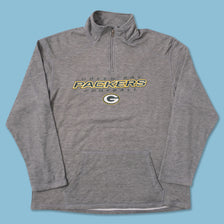 Vintage Green Bay Packers Q-Zip Sweater Large 
