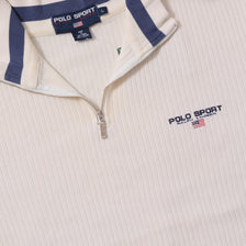 Vintage Polo Sport Q-Zip Sweater Large
