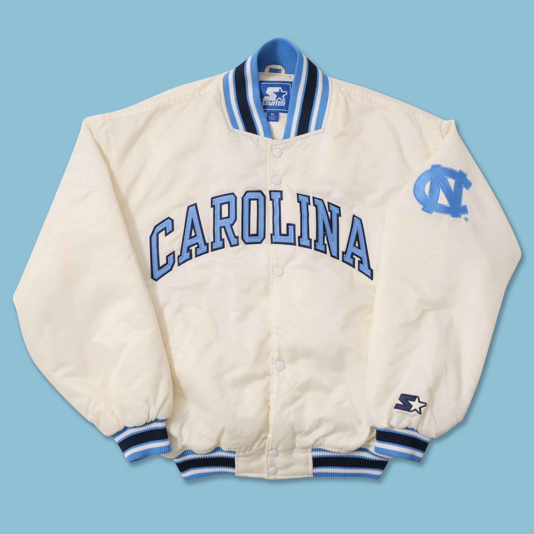 Vintage Starter North Carolina University Padded Jacket Medium