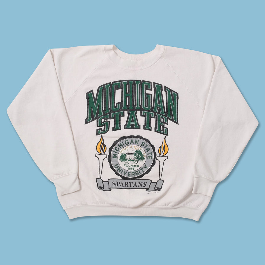 Vintage Women's Michigan State Spartans Sweater Medium 