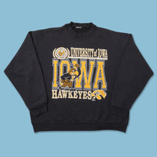 Vintage Iowa Hawkeyes Sweater XLarge 